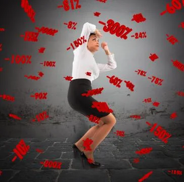 Negative value 库存照片