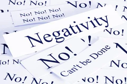 Negativity concept Stock Photos