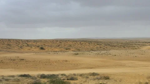 Negev desert landscape Stock Footage 88306415