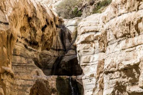 Negev waterfall Stock Photos