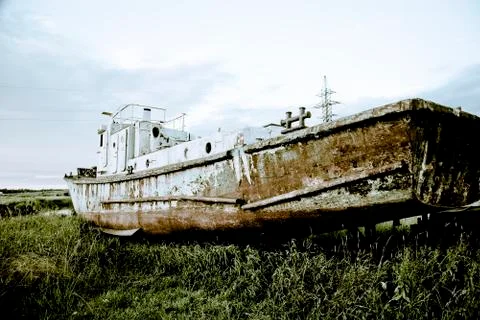 Neglected ship Stock Photos