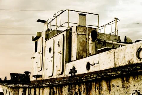 Neglected ship Stock Photos