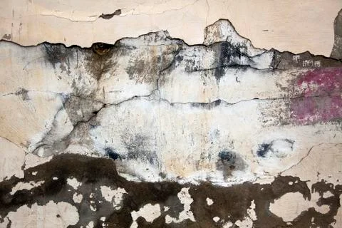 Neglected wall Stock Photos