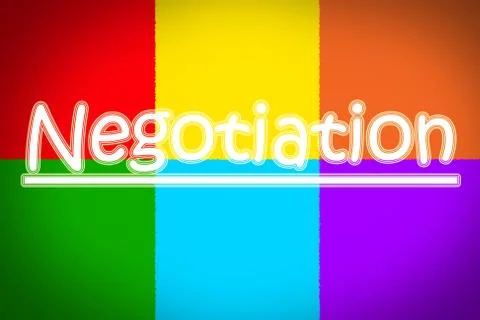 Negotiation concep Stock Illustration