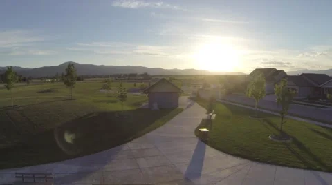 Neighborhood flight raw 6 Stock Footage 51365448