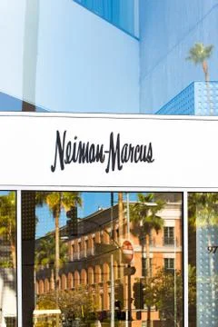 Neiman Marcus Store Exterior and Logo Stock Photos