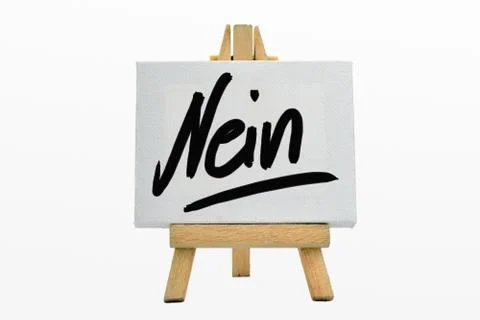 Nein / no Stock Photos