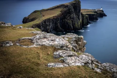Neist point lighthouse Stock Photos