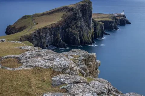 Neist Point Lighthouse Stock Photos