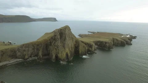Neist Point view at Isle of Skye Scotland Stock Footage 202805572