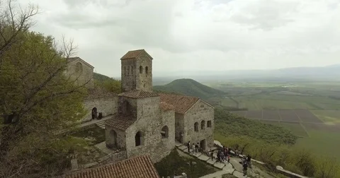 Nekresi Monastery, Georgia Stock Footage 75836396