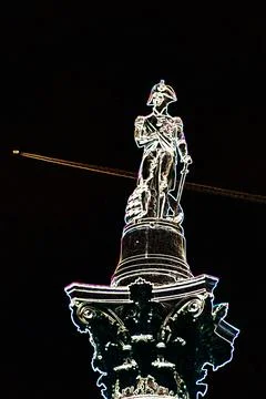 Nelson column Stock Illustration