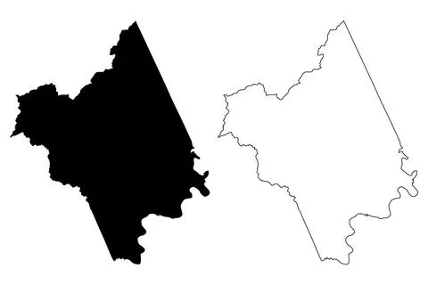 Nelson County, Commonwealth of Virginia (U.S. county, United States of Americ Stock Illustration