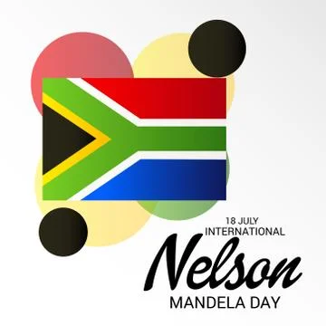 Nelson Mandela Day. Stock Illustration