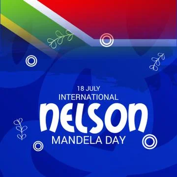 Nelson Mandela Day. Illustrazione stock