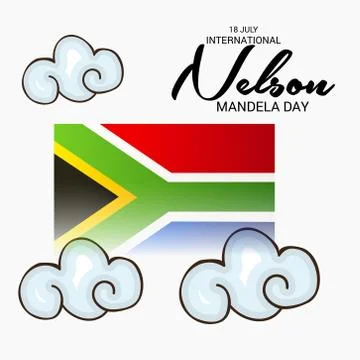 Nelson Mandela Day. Stock-Illustration