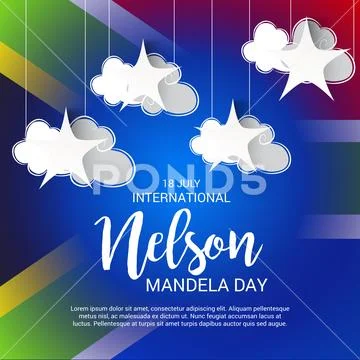 Nelson Mandela Day. ~ Clip Art ~ Download Now #77122659