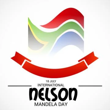 Nelson Mandela Day. Illustrazione stock