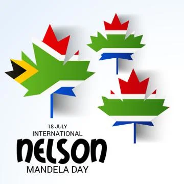 Nelson Mandela Day. Stock Illustration
