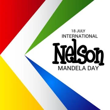 Nelson Mandela Day. Stock-Illustration