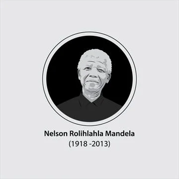 Nelson Mandela Stock Illustration