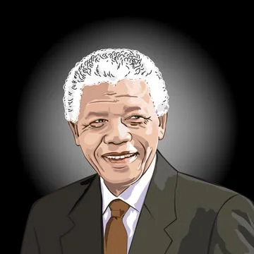 Nelson mandela Stock Illustration