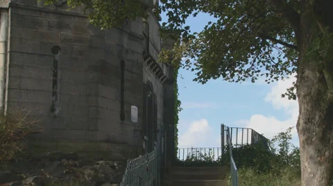 Nelson monument in Edinburgh Video stock 34837228