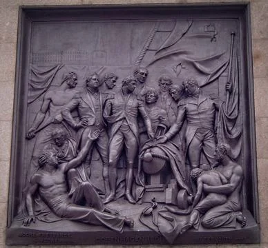 Nelson Plaque Stock Photos