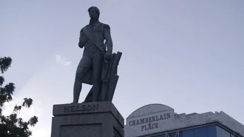 Nelson Statue Pan 스톡 동영상 83177510