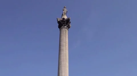 Nelson's column Stock Footage 42734580