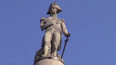 Nelson's column Stock Footage 42734594