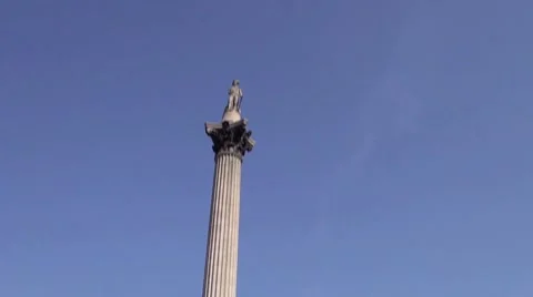 Nelsons column Stock Footage 42734706