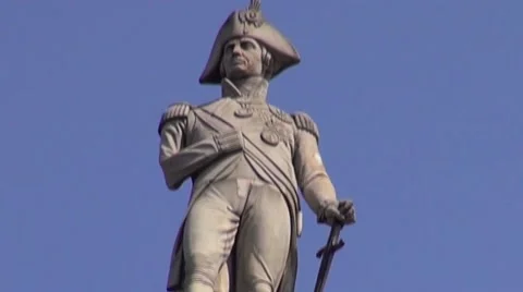Nelson's column Stock Footage 42734748