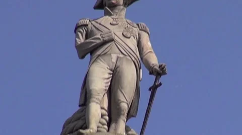 Nelson's column Stock Footage 42734755
