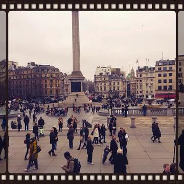 Nelsons Column 스톡 사진