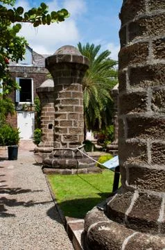 Nelson's dockyard in antigua Stock Photos