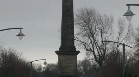 Nelson's Monument Stock Footage 11157817