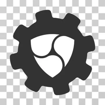 Nem Cog Vector Icon Stock Illustration