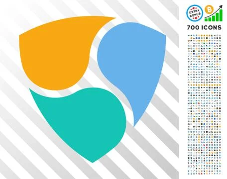 Nem Flat Icon with Bonus Illustrazione stock