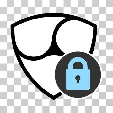 Nem Lock Vector Icon Stock Illustration