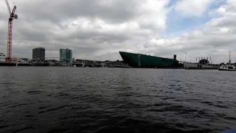 Nemo Museum in Amsterdam Stock Footage 205878438