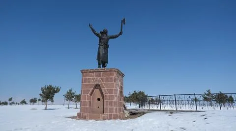 NENE HATUN statue Stock Photos