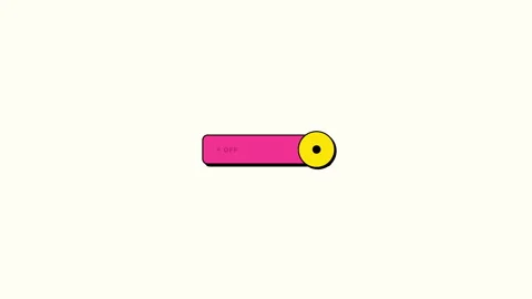 Neo-brutalist-pop-art-toggle-switch Видео 345629527