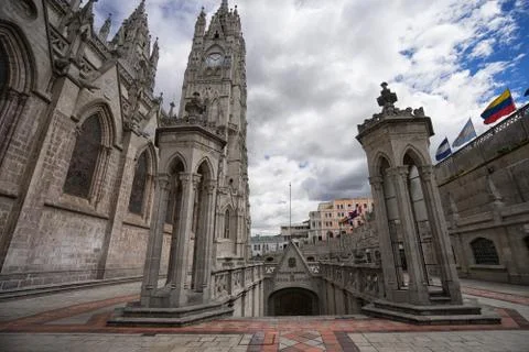 Neo-gothic basilica Stock Photos