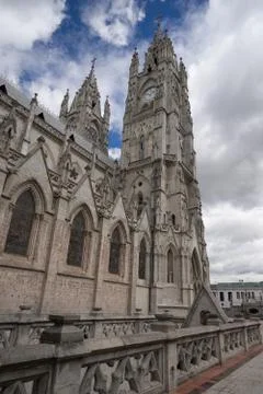 Neo-gothic basilica Stock Photos