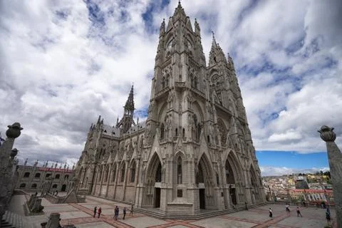 Neo-gothic style architecture Stock Photos
