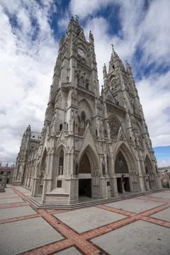 Neo-gothic style architecture Stock Photos