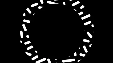 Neo-memphis animated sprinkle pulse Video stock 84409793