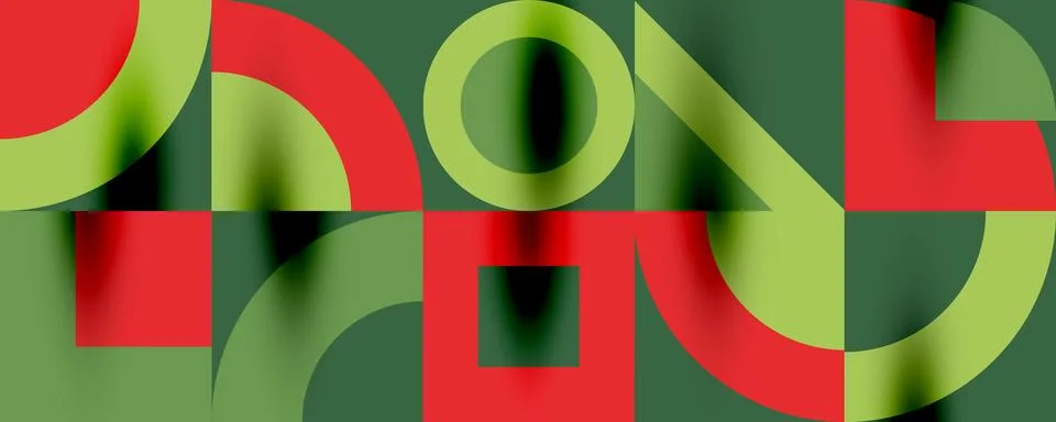 Neo memphis geometric pattern with circles, squares. Pop art abstract background Stock Illustration