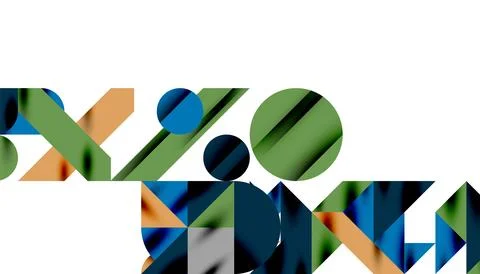 Neo memphis geometric pattern with circles, squares and lines. Pop art abstract 스톡 일러스트